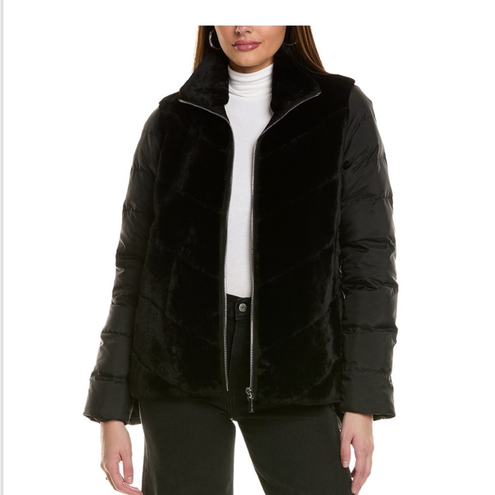 Gorski Women's Black Chevron NWT New Jacket